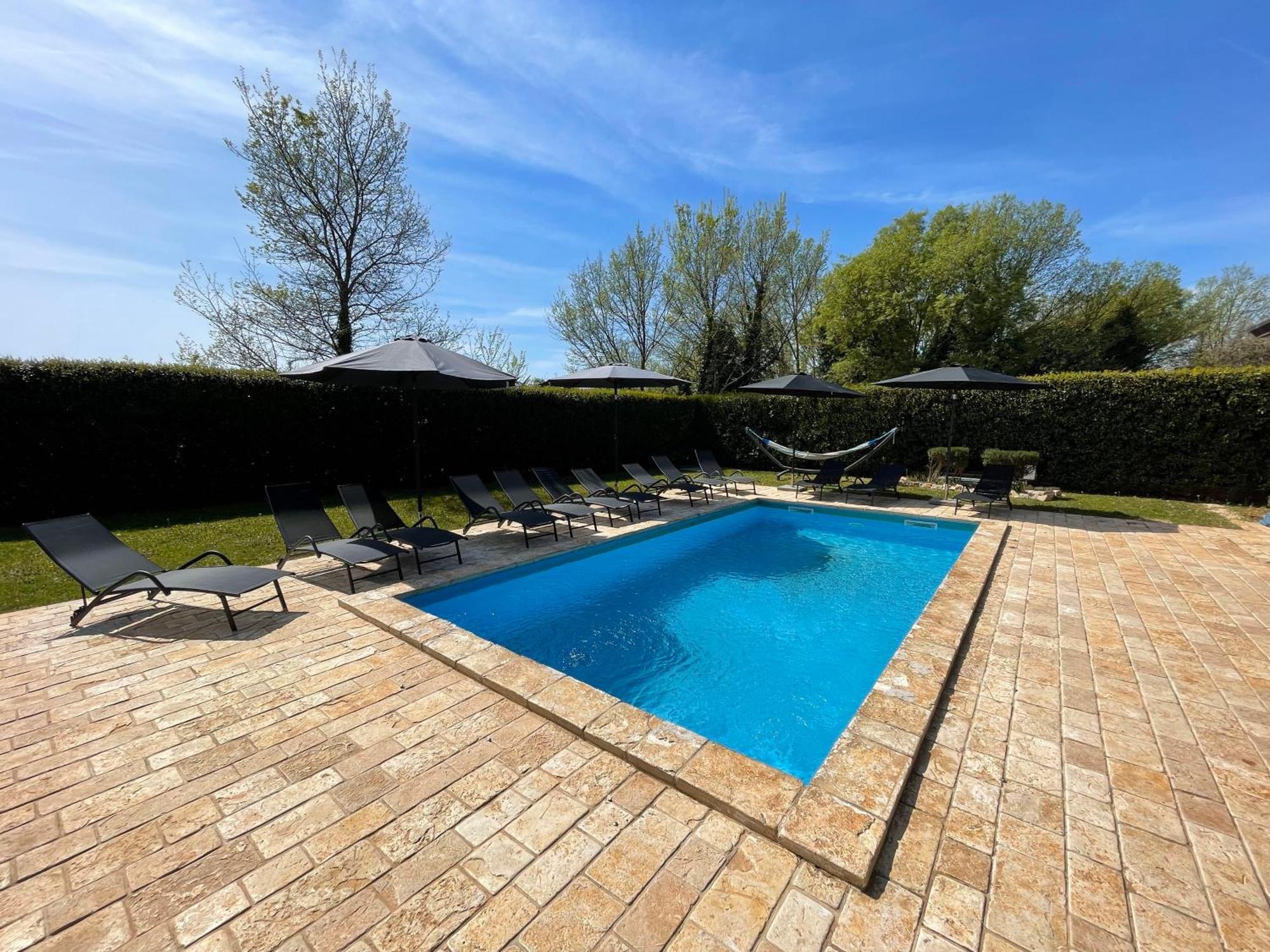 Villa Antonci-18, Pool, 3 Houses, Jacuzzi, Private Territory Antonci  Zewnętrze zdjęcie